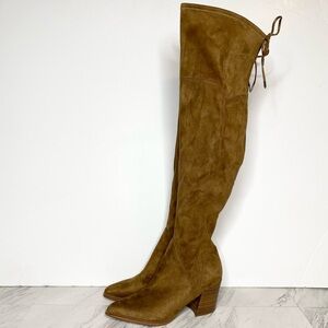 Marc Fisher Comara Brown Over The Knee Boot 7 1/2 M